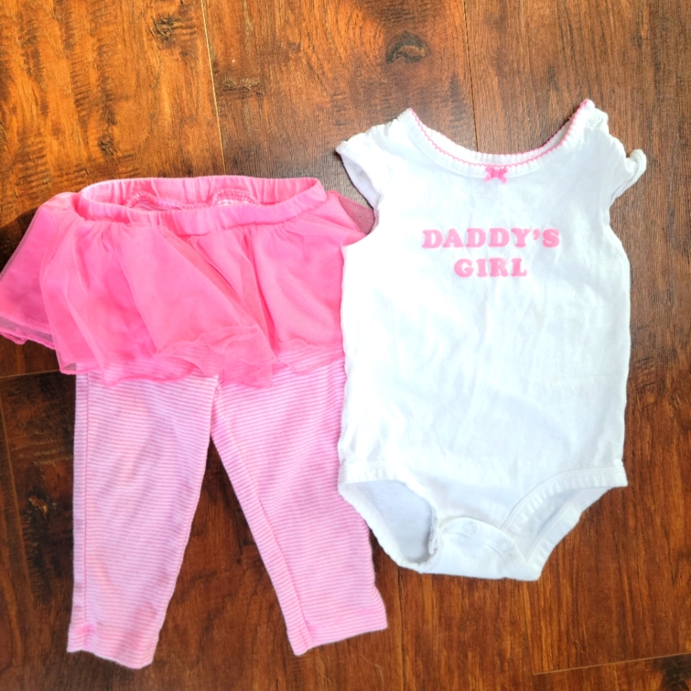 Daddy's Girl 12 month carter 2 piece outfit